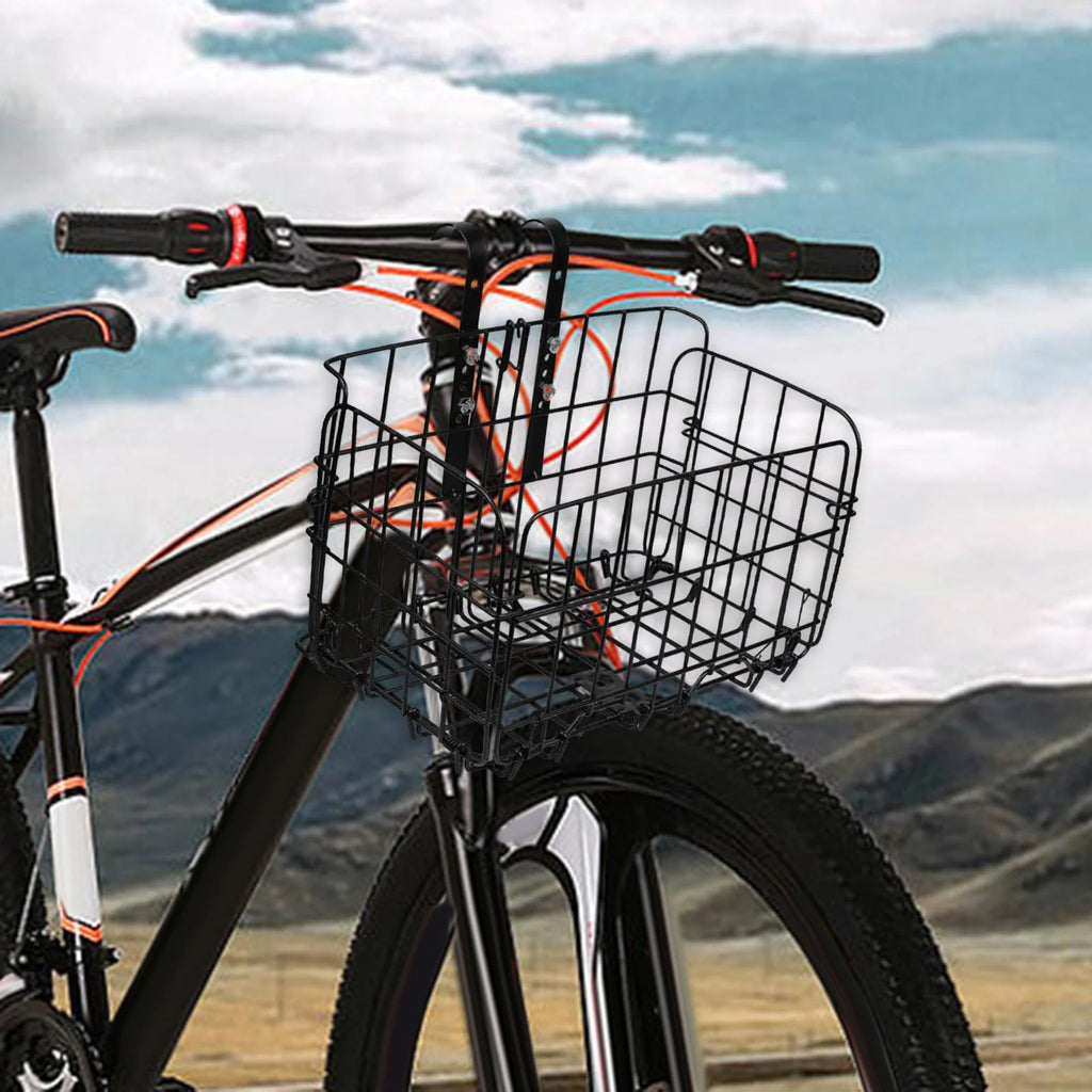 Black Detachable Bike Basket Cat Carrier A70871