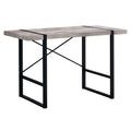 Taupe Black Particle Board Metal Computer Desk Q41419