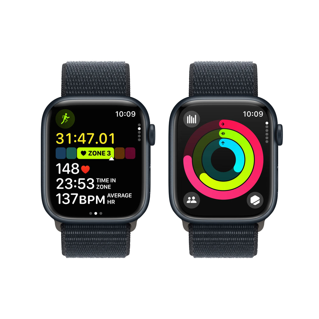 Midnight Aluminum Case 45mm Apple Watch with Sport Loop X65742