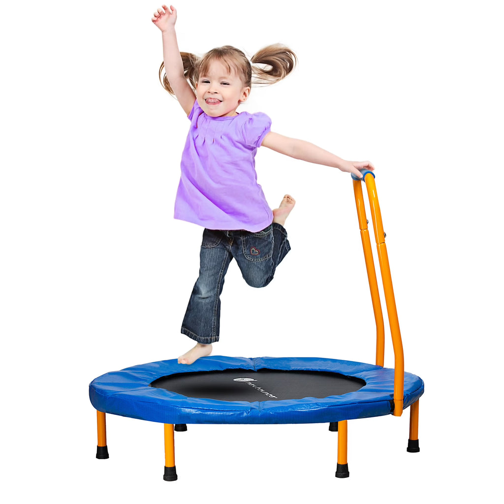 Foldable Mini Trampoline with Handlebar L620