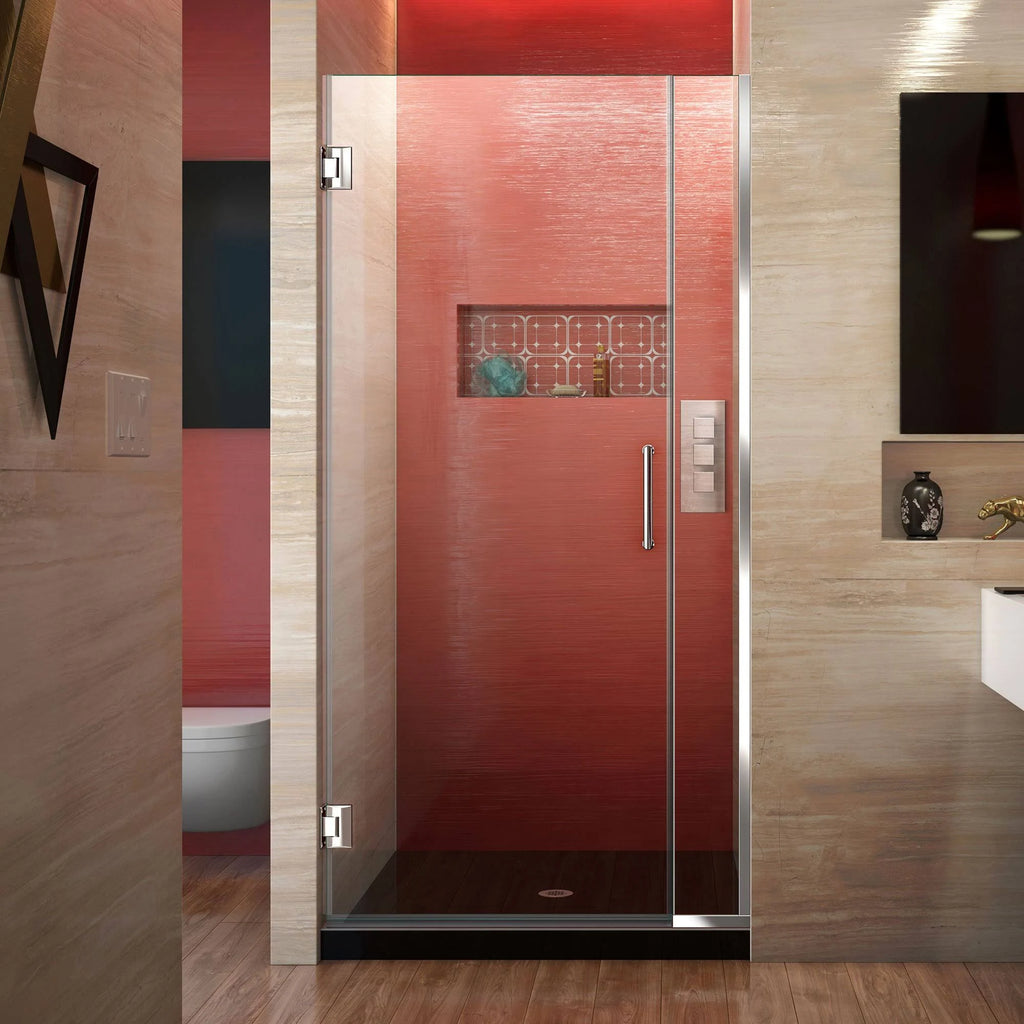 Chrome Hinged Shower Door Y906