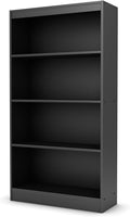 4-Shelf Bookcase Pure White J328
