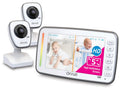 720P 5 HD Display Video Baby Monitor with 2 HD Cams S16564