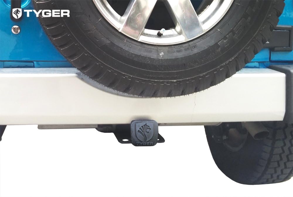 Hitch & Cover Kit 2 inch Rear Receiver Hitch Tow Towing Trailer Hitch Pack of 2 Y11583