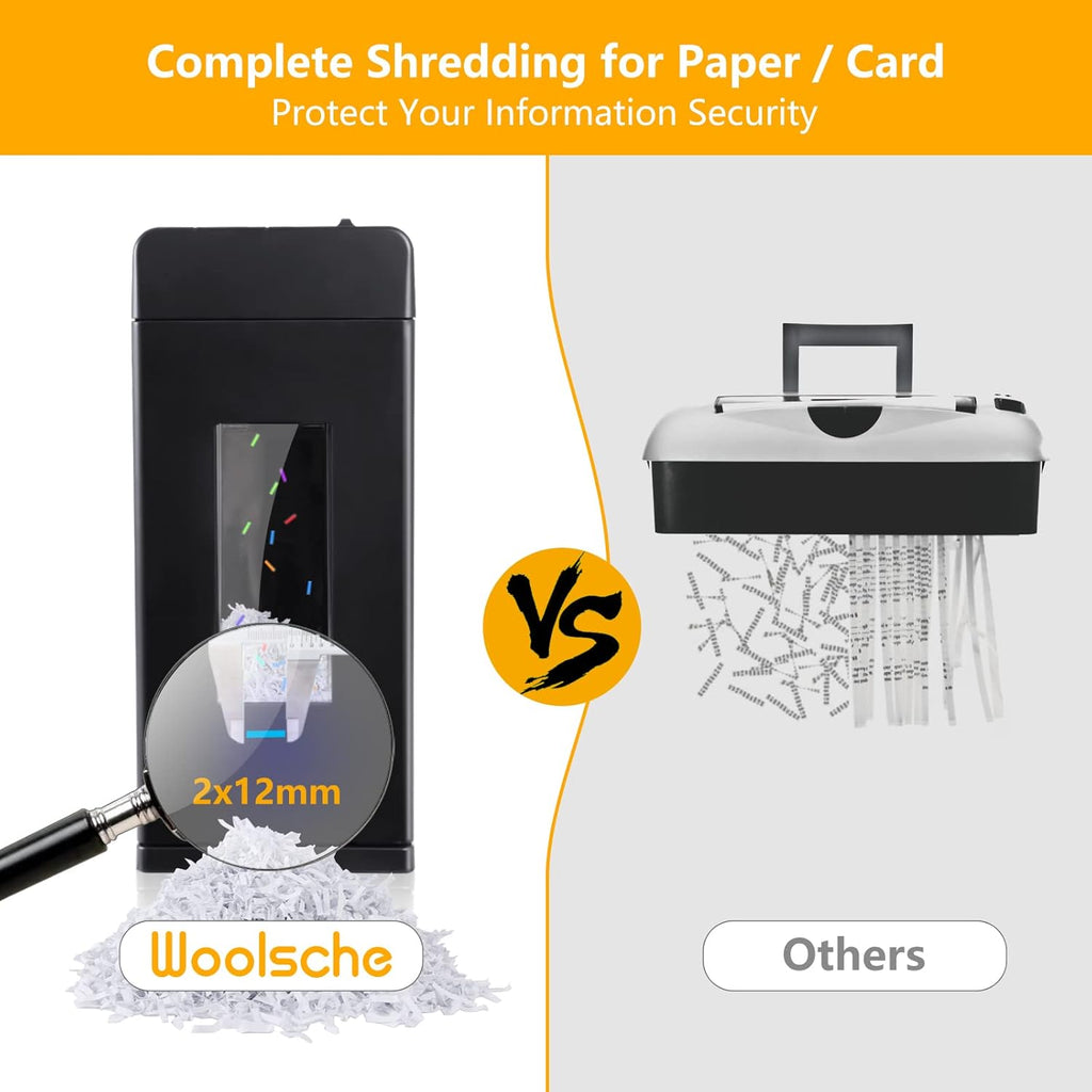 6-Sheet Micro Cut Paper Shredder with 2.9 Gallon Basket R8379