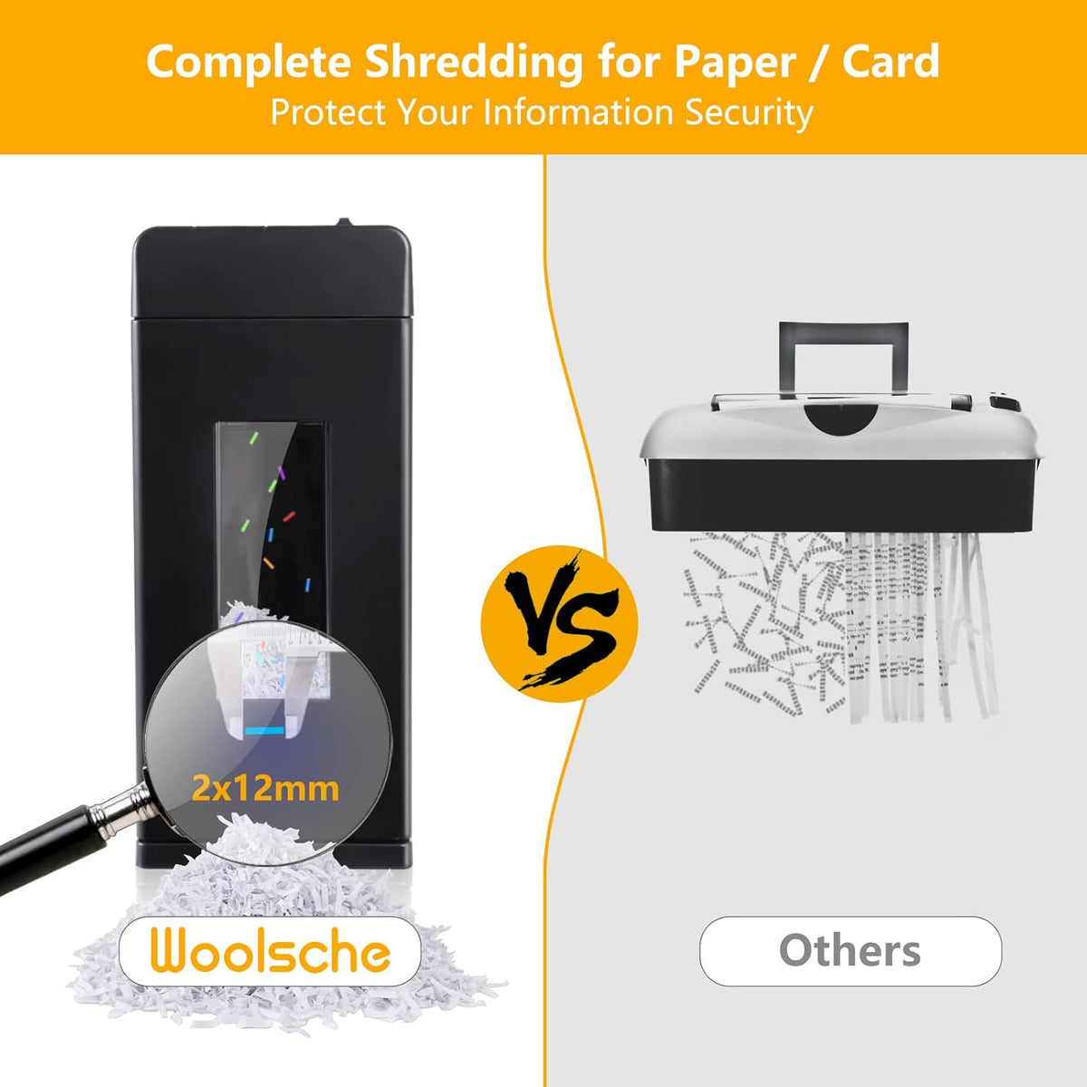 6-Sheet Micro Cut Paper Shredder with 2.9 Gallon Basket R8379