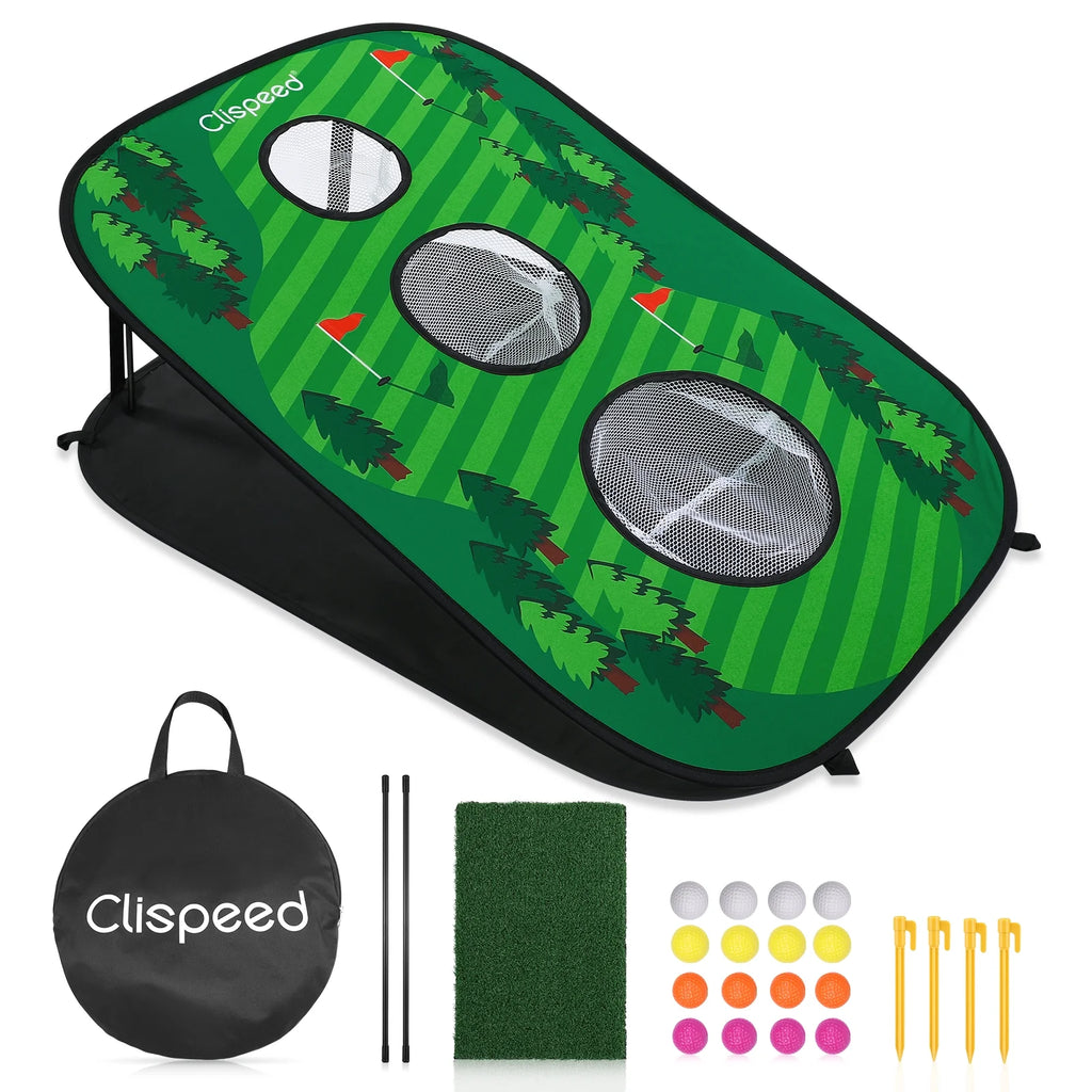 Foldable Chipping Net Cornhole Game Set A66782