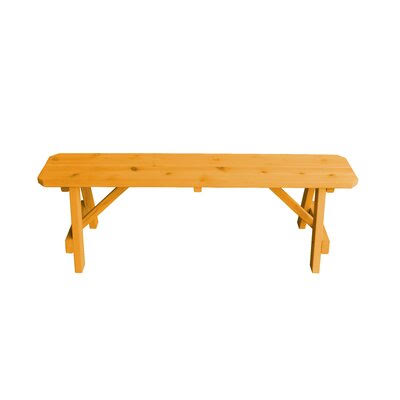 Natural Stain Wood Bench R814