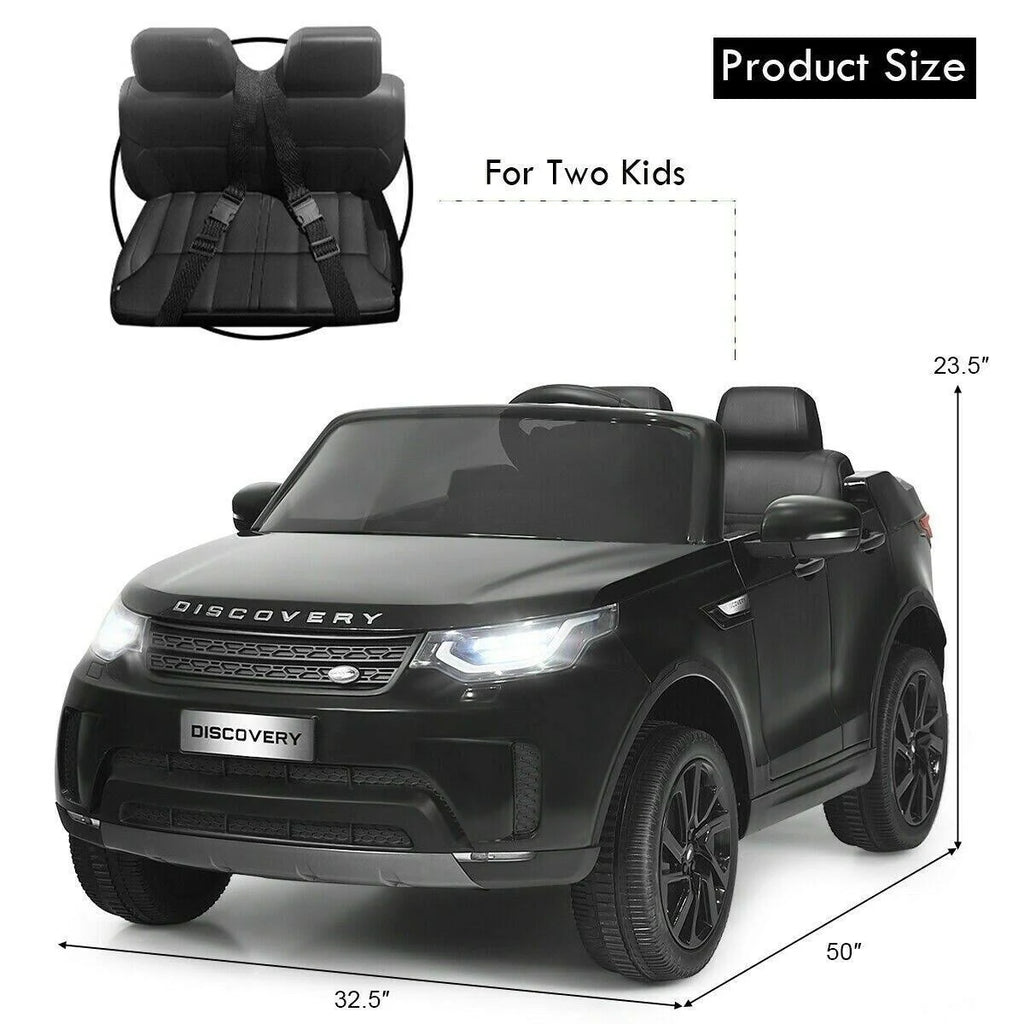 Black 2-Seater Ride on Car A6178