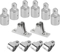 Bimini Top 3-Bow Stainless Steel Boat Hardware 12Set Pack of 2 T6027