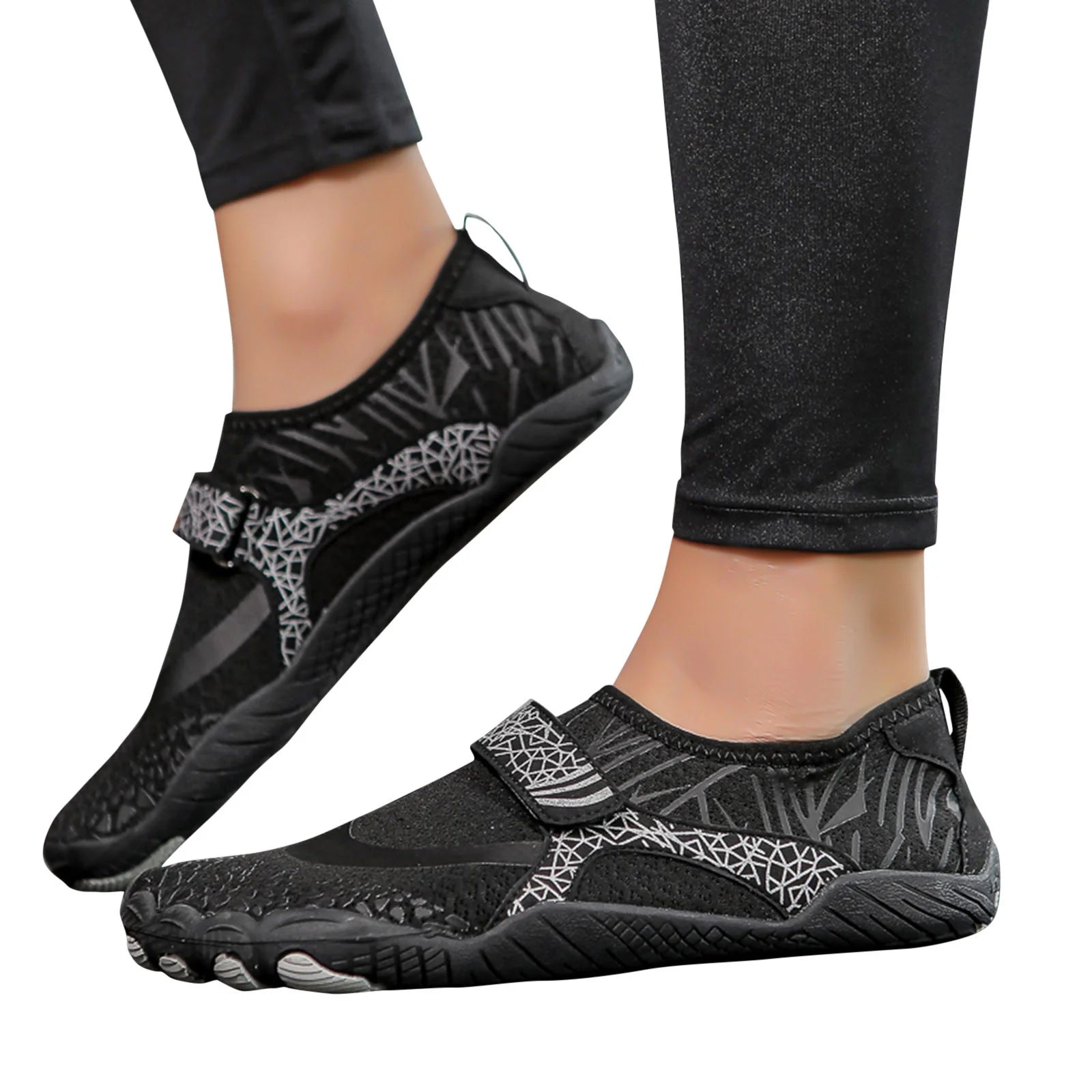 Couples Slip On Elastic Five Toe Shoes V747