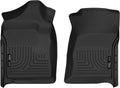 Black Front Floor Liners 2 Pcs V8404