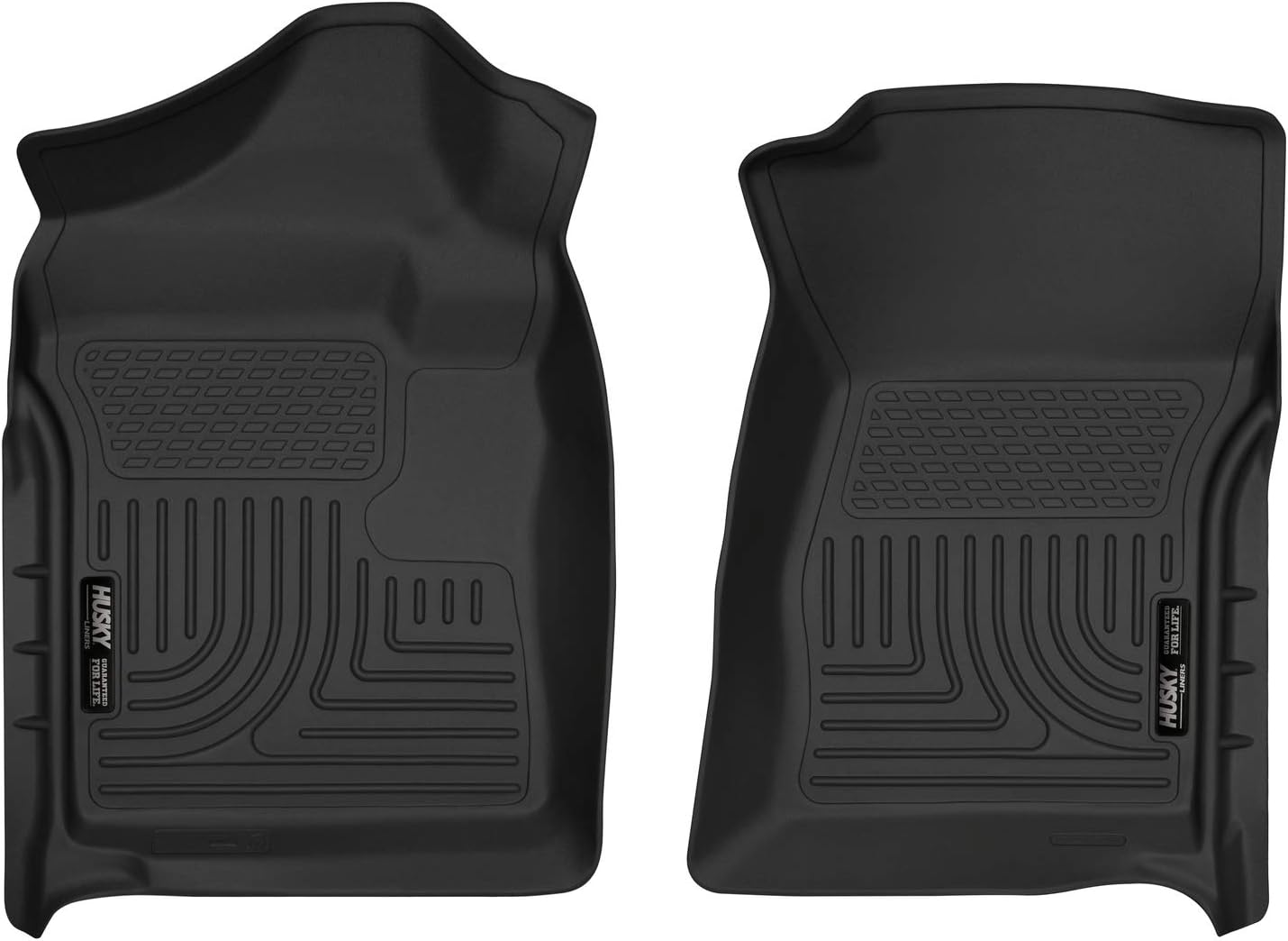 Black Front Floor Liners 2 Pcs V8404