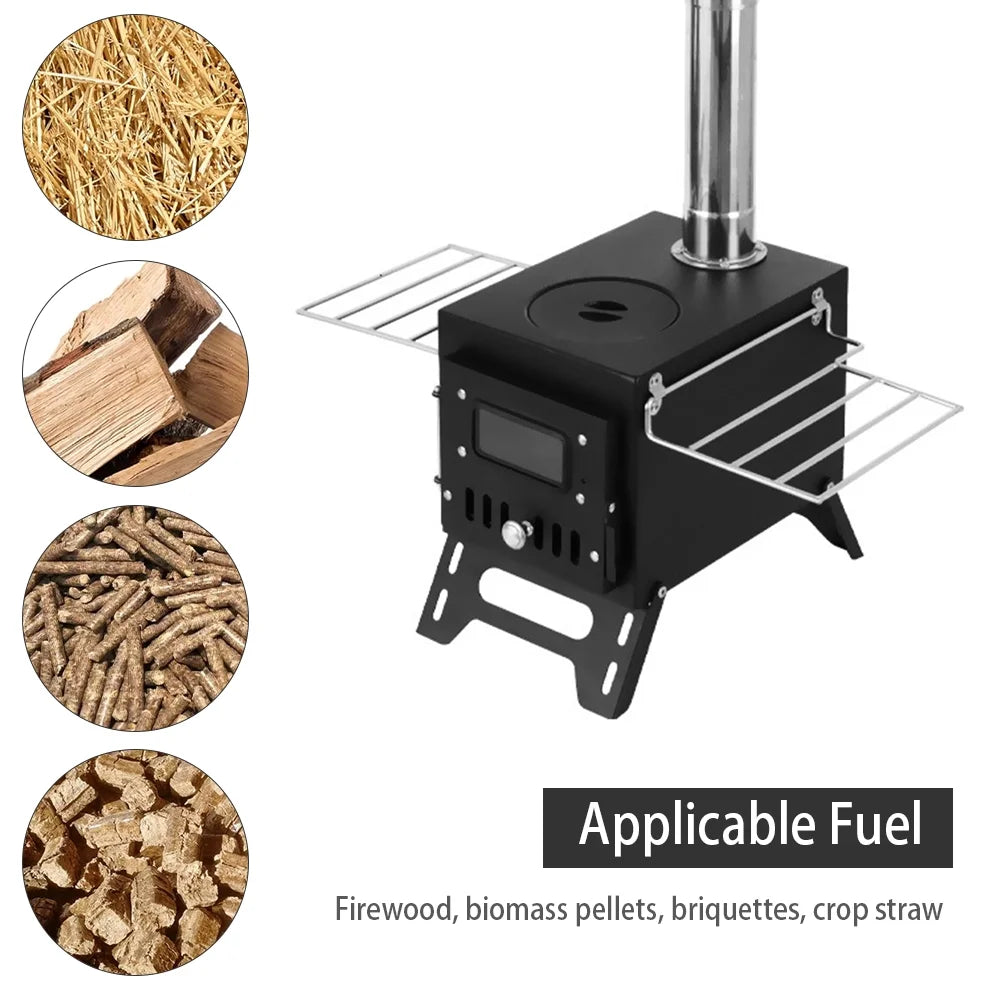 Stainless Steel Foldable Camping Wood Burning Stove O256004
