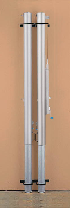 Wall Mounted Volleyball Post Storage Brackets P521