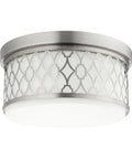 3-Light Ceiling Flush Mount Satin Nickel Z824564