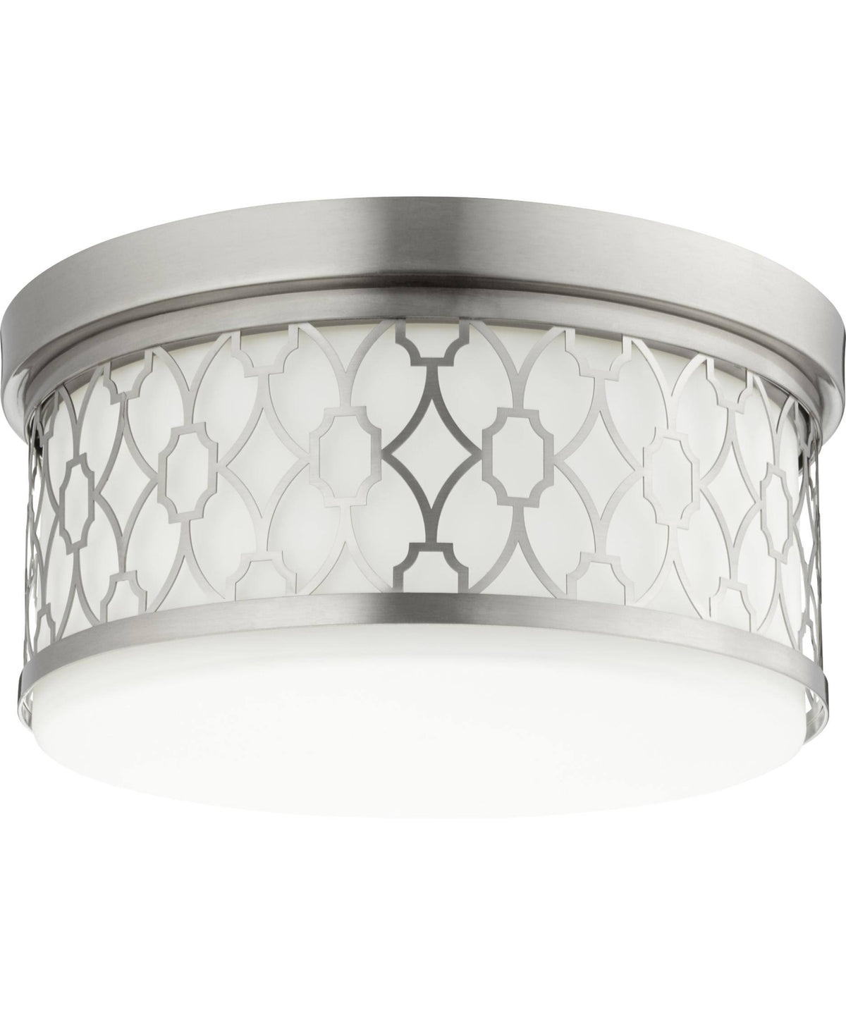 3-Light Ceiling Flush Mount Satin Nickel Z824564