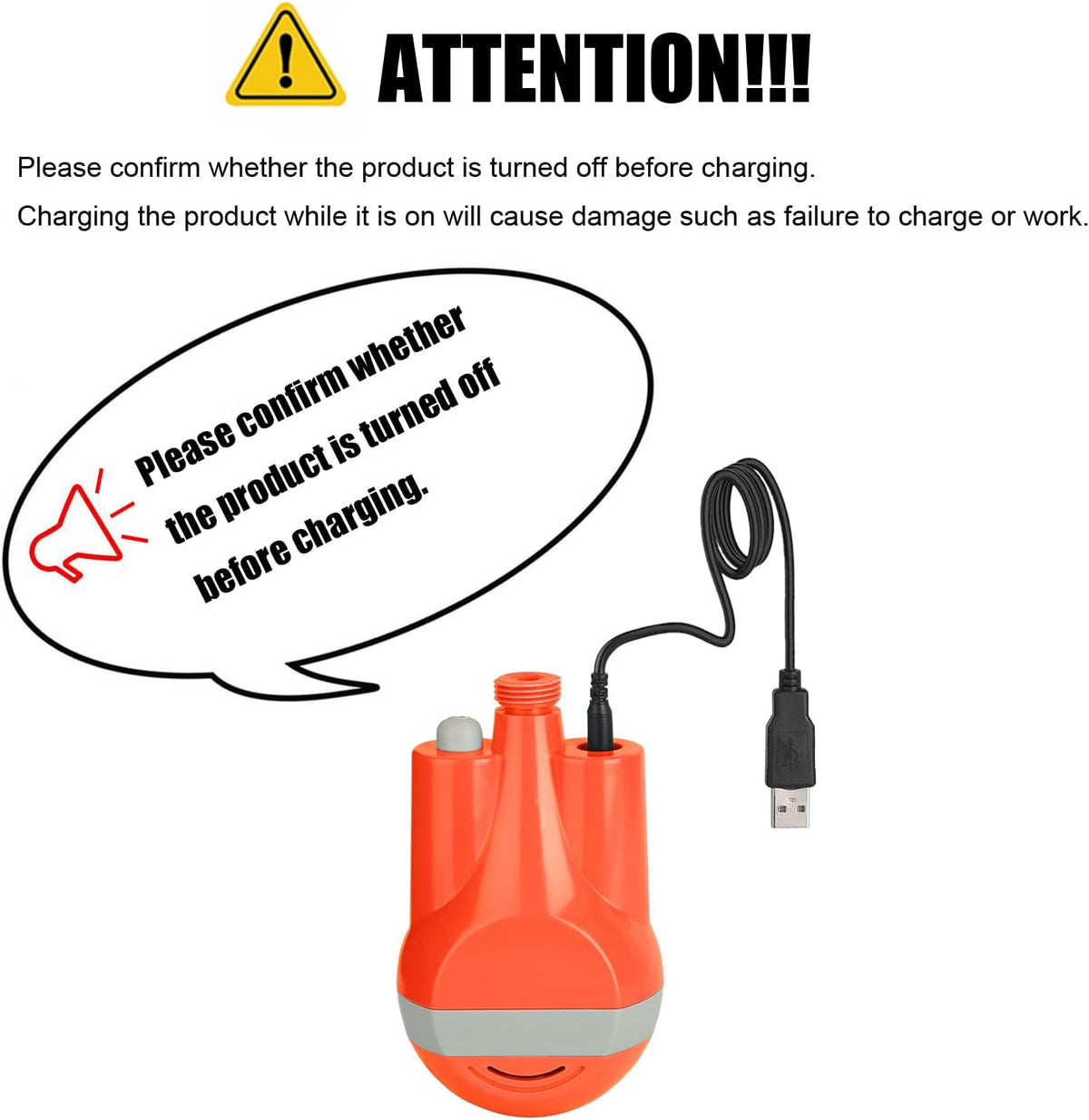 Portable Rechargeable Electric Camping Shower Pump E871