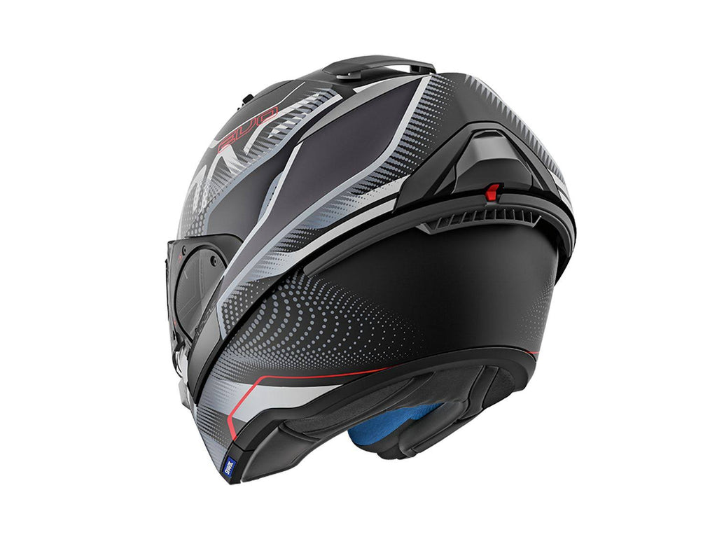 Black-Silver-Red Helmet V70479