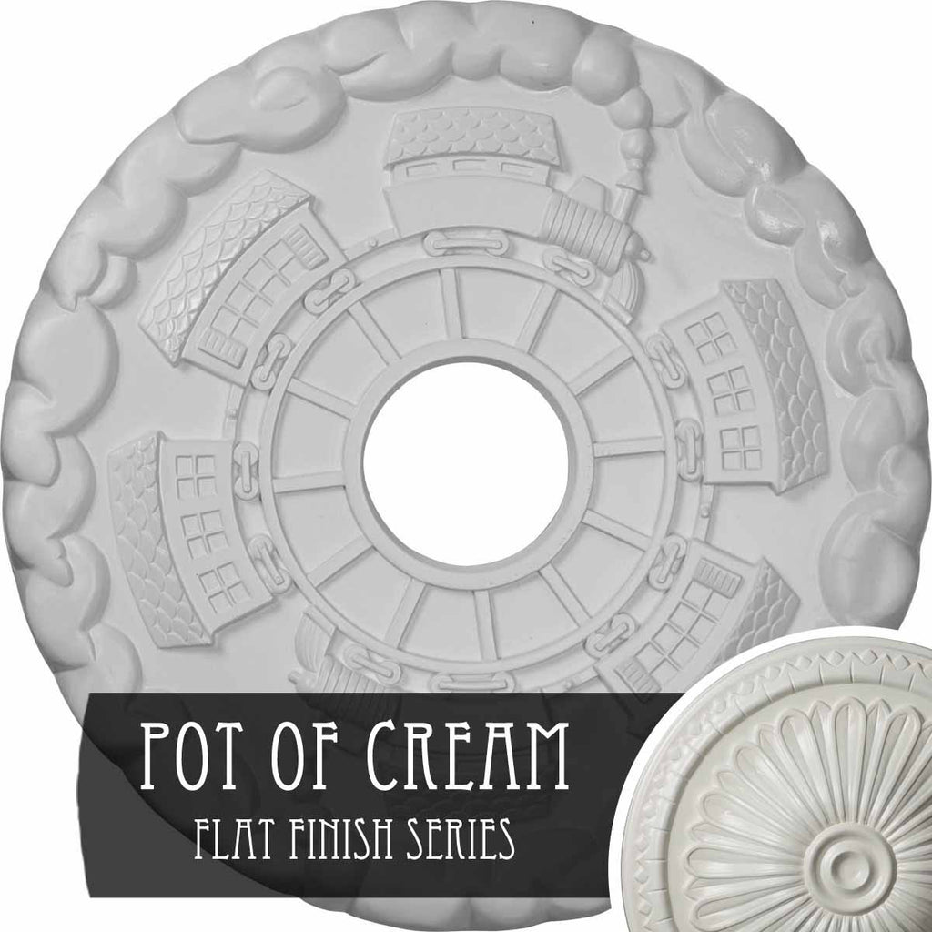 18 1/2x22OD x 3 7/8x22ID x 1x22P Ceiling Medallion Q7926