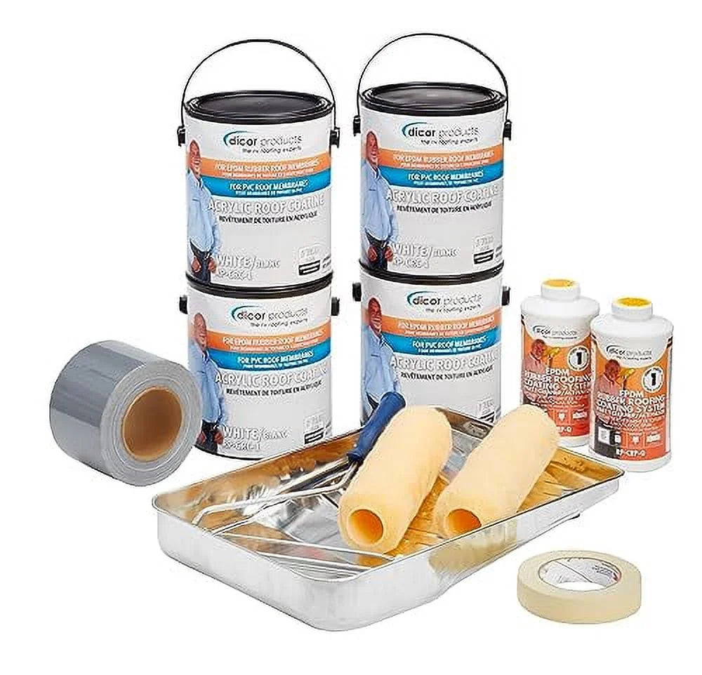 White Repair Kit for EPDM Rubber/TPO Roof Q8703