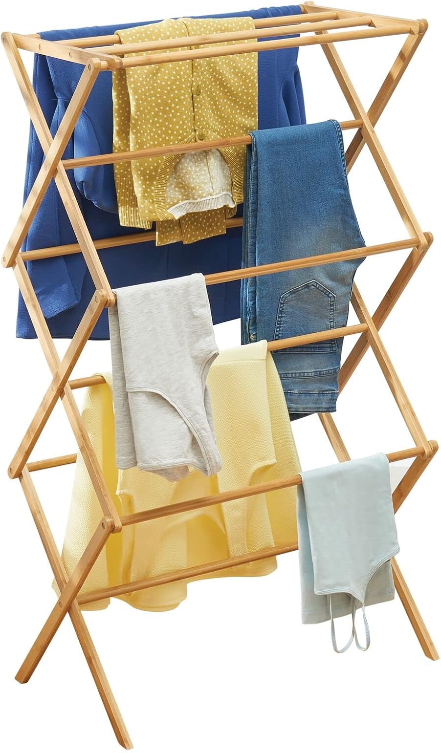 Bamboo Foldable Laundry Drying Rack G90743