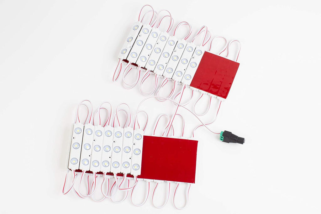 24v Pure White LED Light Module + UL 24v Power Supply Package (20FT) Pack of 2 F145