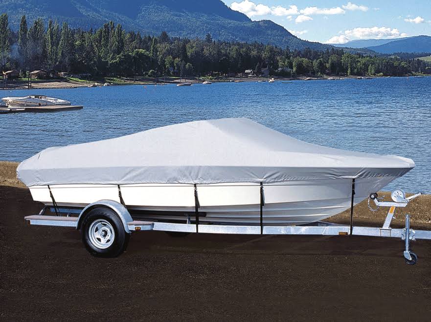 Pacific Blue Tri-Hull Boat Cover U121354