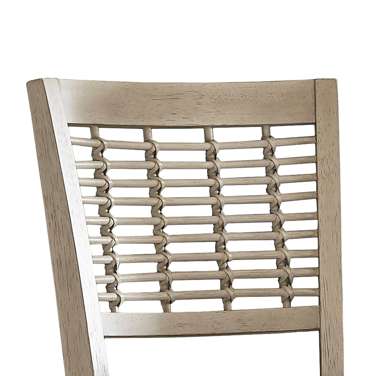 Wood Bar Height Swivel Stool, Sandy Gray T4376