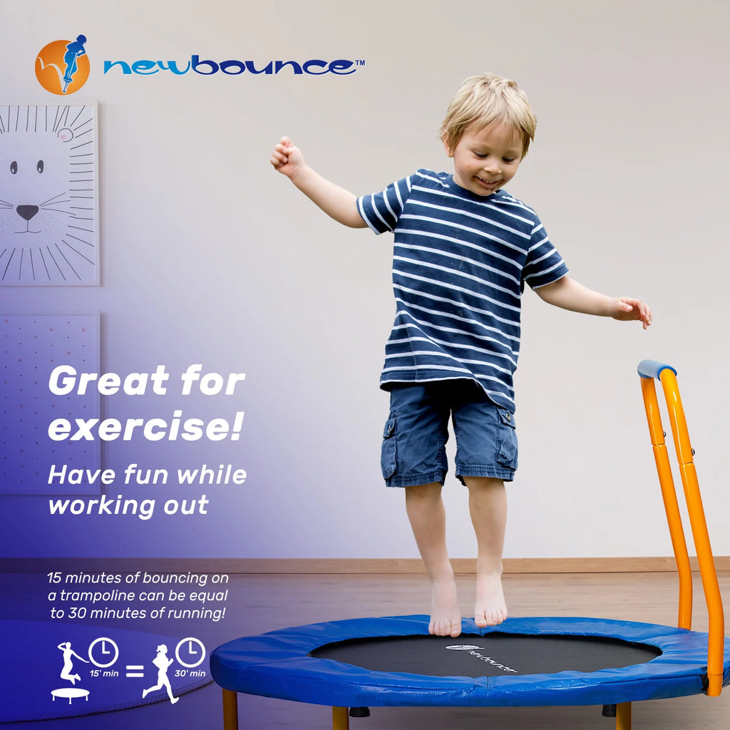 Foldable Mini Trampoline with Handlebar L620