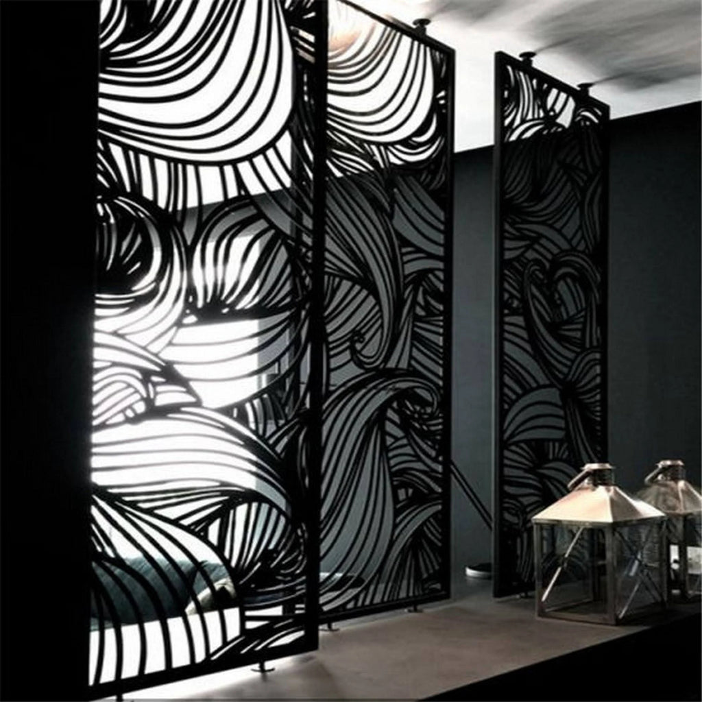 Laser Cut Metal Privacy Fence Screen - 3pcCombo/75 x 48 W5323