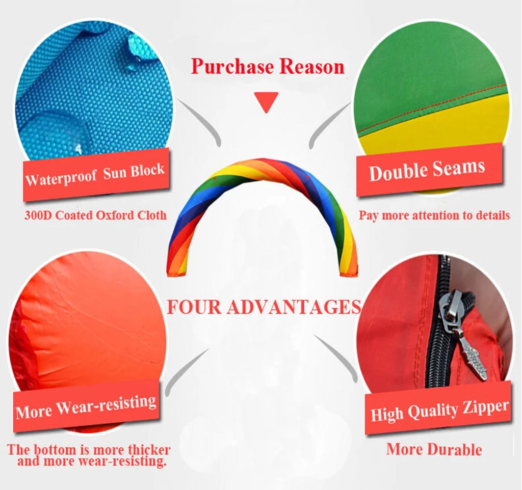 Inflatable Rainbow Advertising Arch with PU Coated R50527