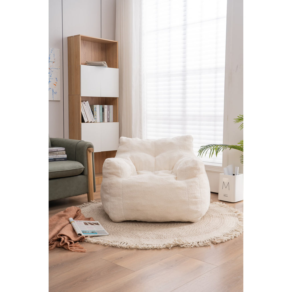 Ultra Soft Fur Bean Bag Chair Cover W295