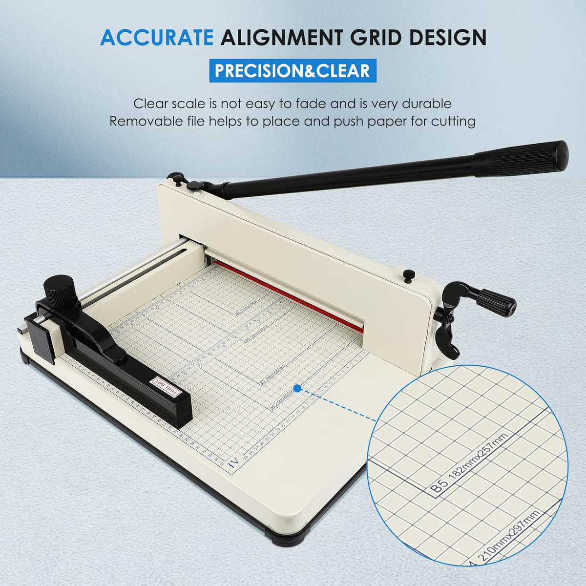 17 inch Guillotine Paper Cutter with Metal Base D564434