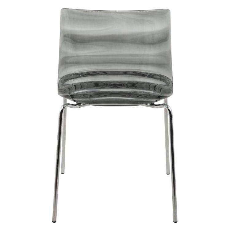 Transparent Black Dining Chair H744