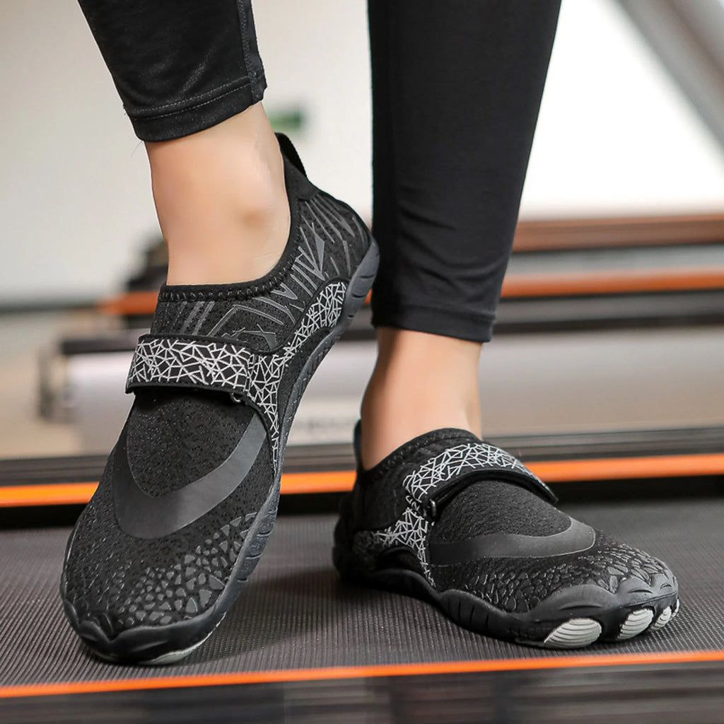 Couples Slip On Elastic Five Toe Shoes V747