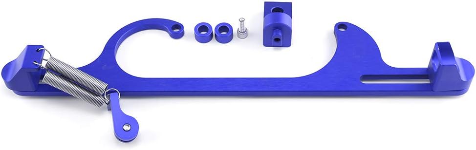 Billet Aluminum Anodized Throttle Cable Bracket Adjustable Silver Pack of 2 M92000
