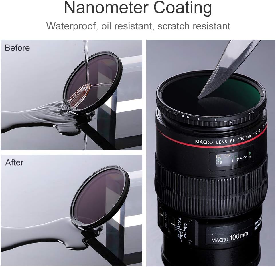 67mm Variable ND Filter ND2 to ND32 J964