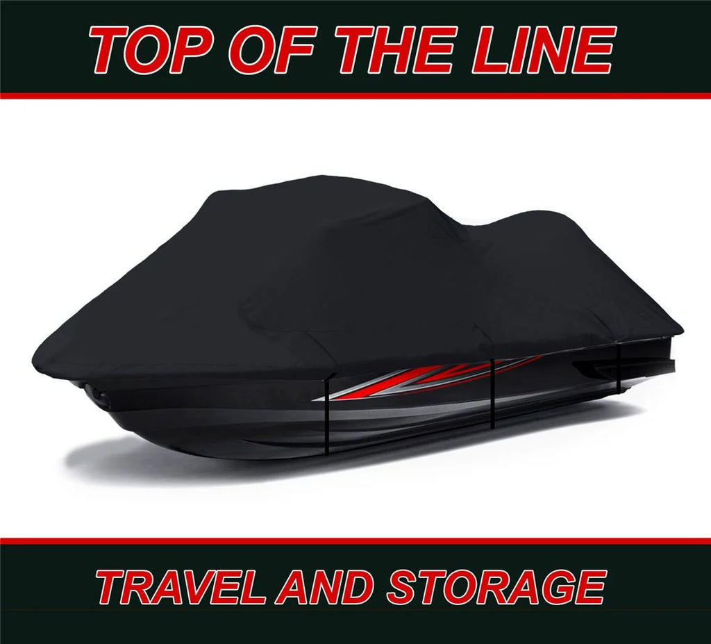 Black Jet Ski PWC Cover 1-2 Seater Q5247