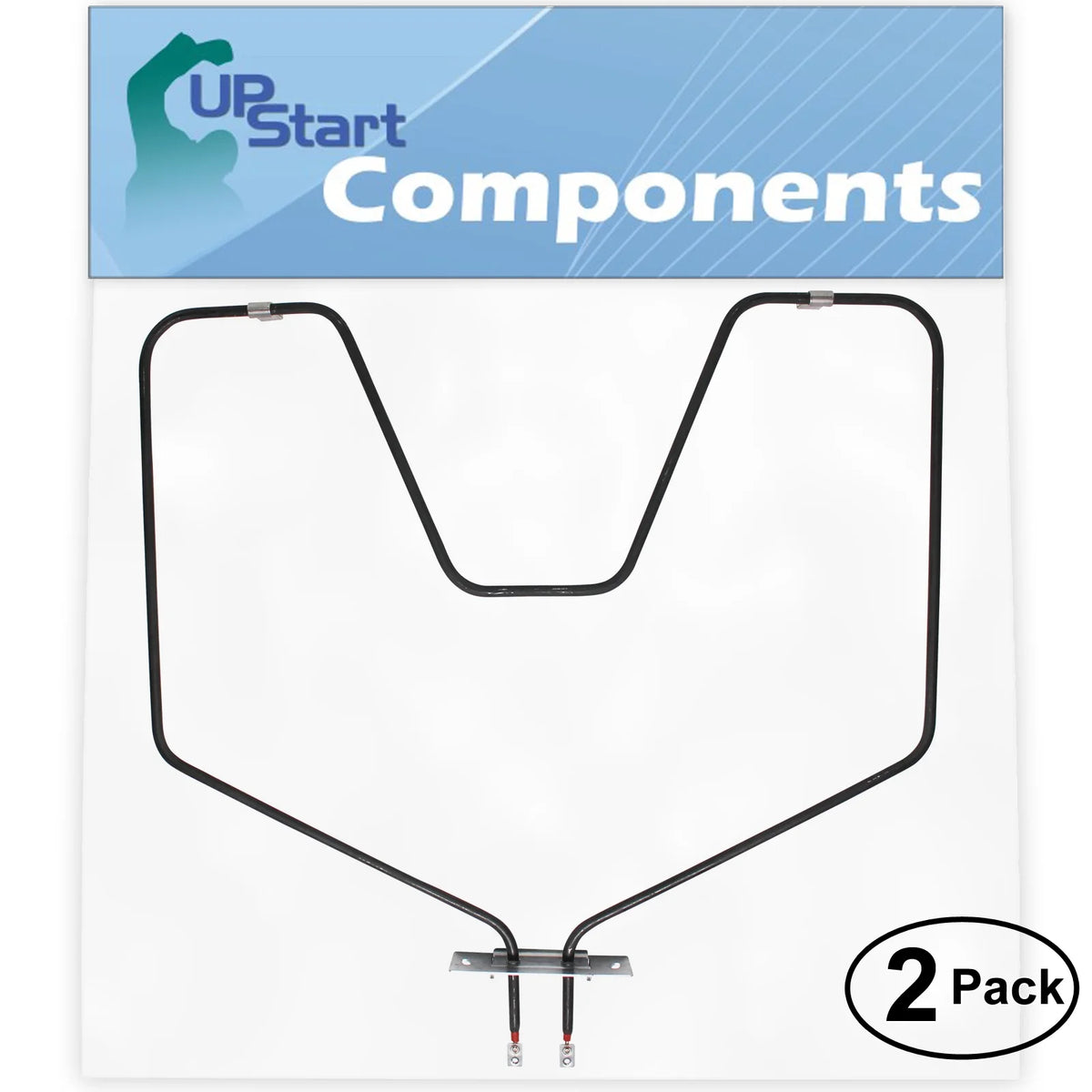 2-Pack Replacement Bake Element for General Electric Oven Heating Element C7378