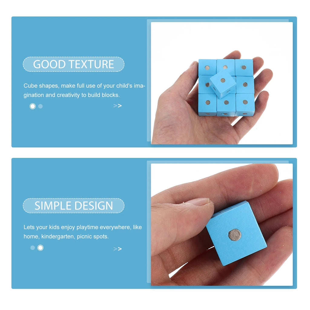 20 pcs Magnetic Wooden Blocks H320277