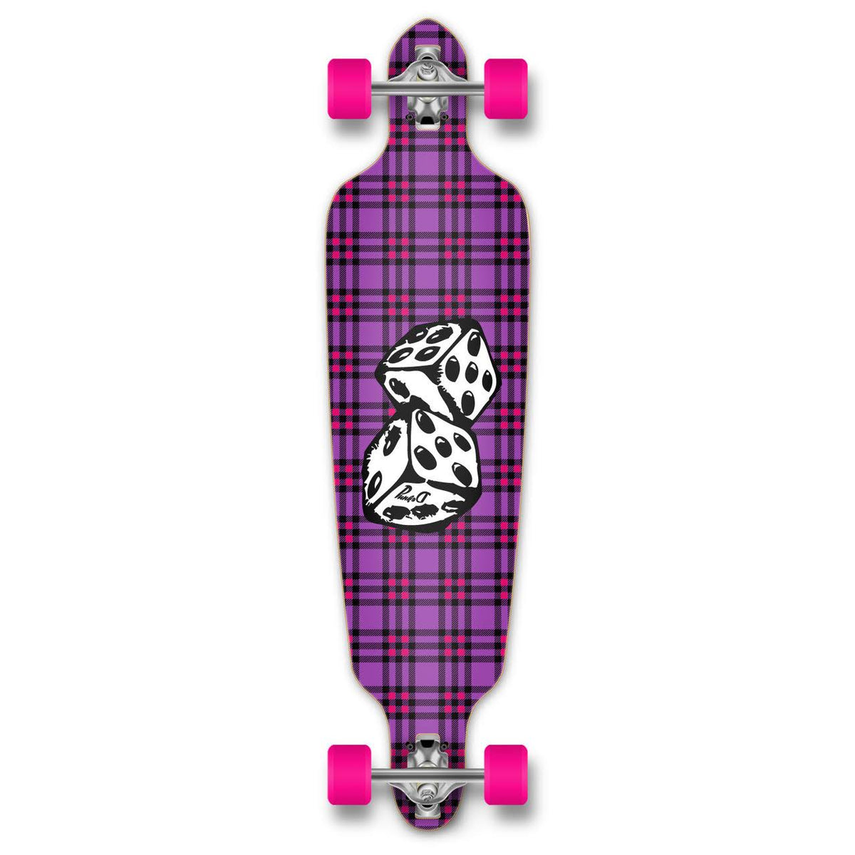 Dice Drop Through Complete Longboard I25020