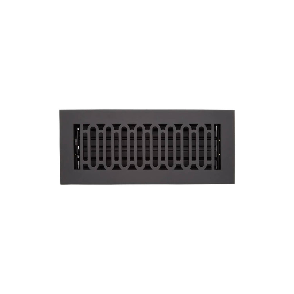 Black Cast Iron Floor Register Q1874