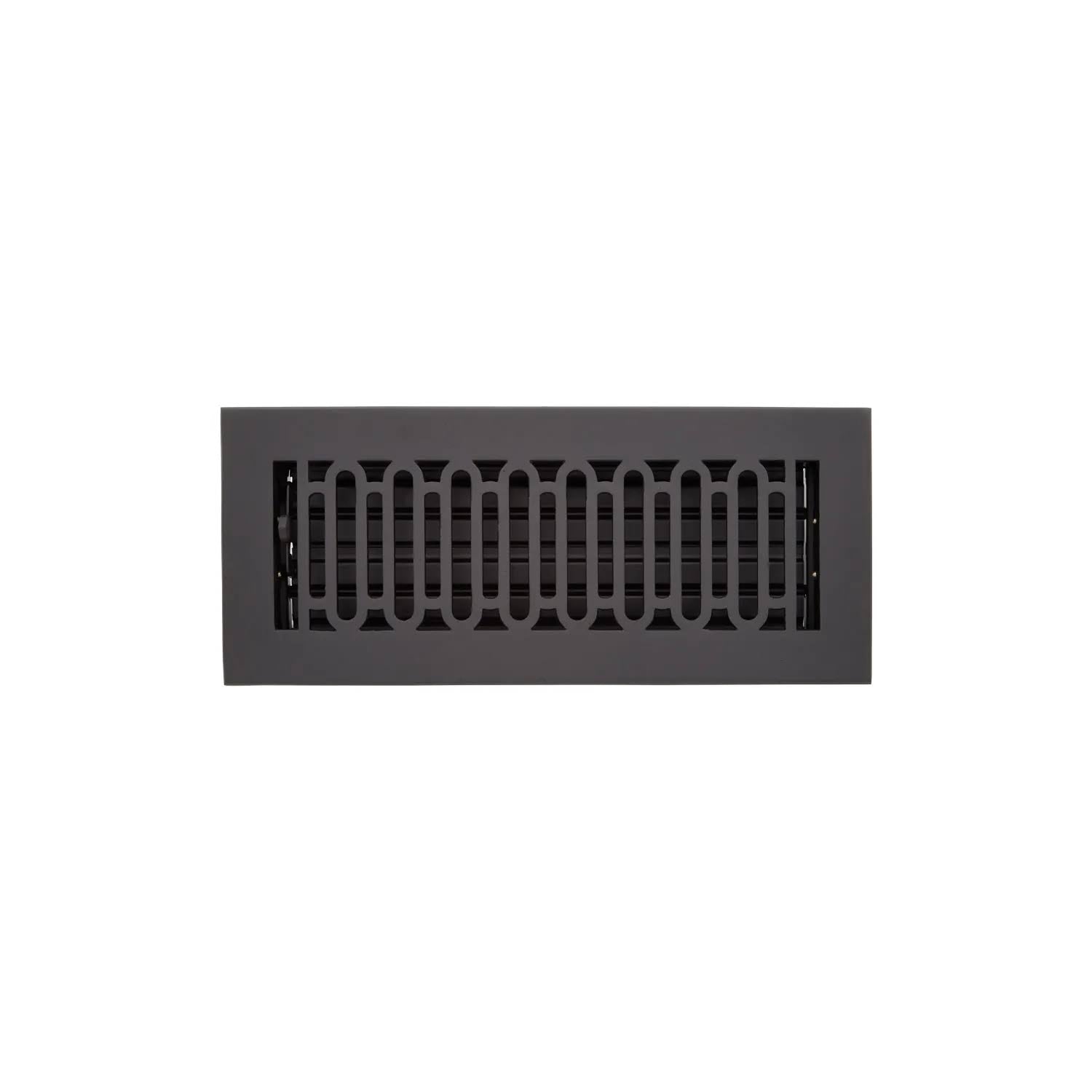 Black Cast Iron Floor Register Q1874