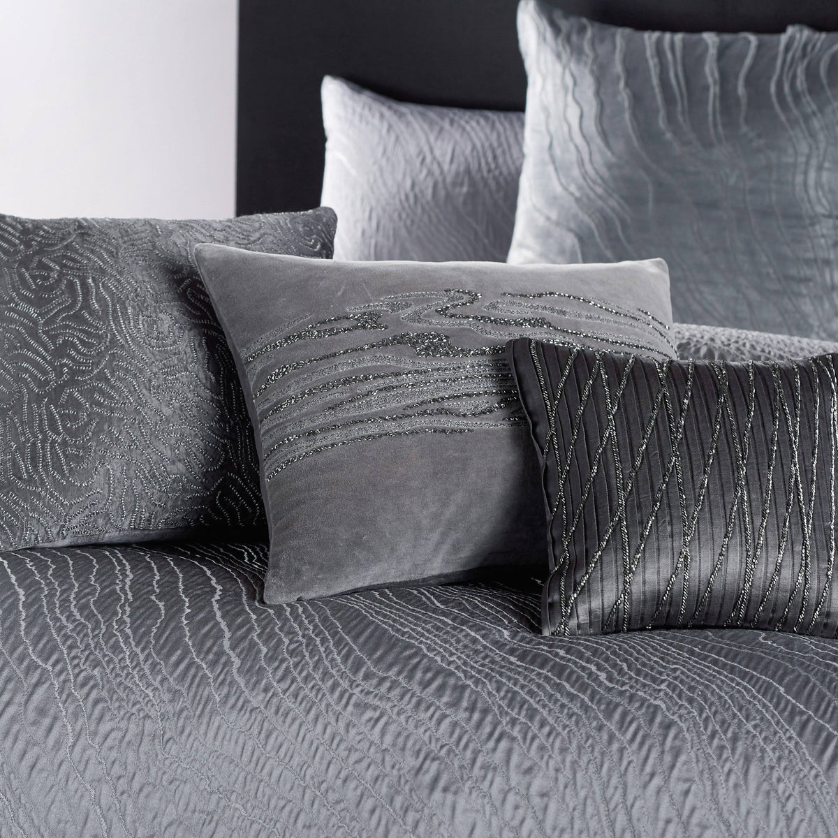 Grey Full/Queen Duvet Cover X341
