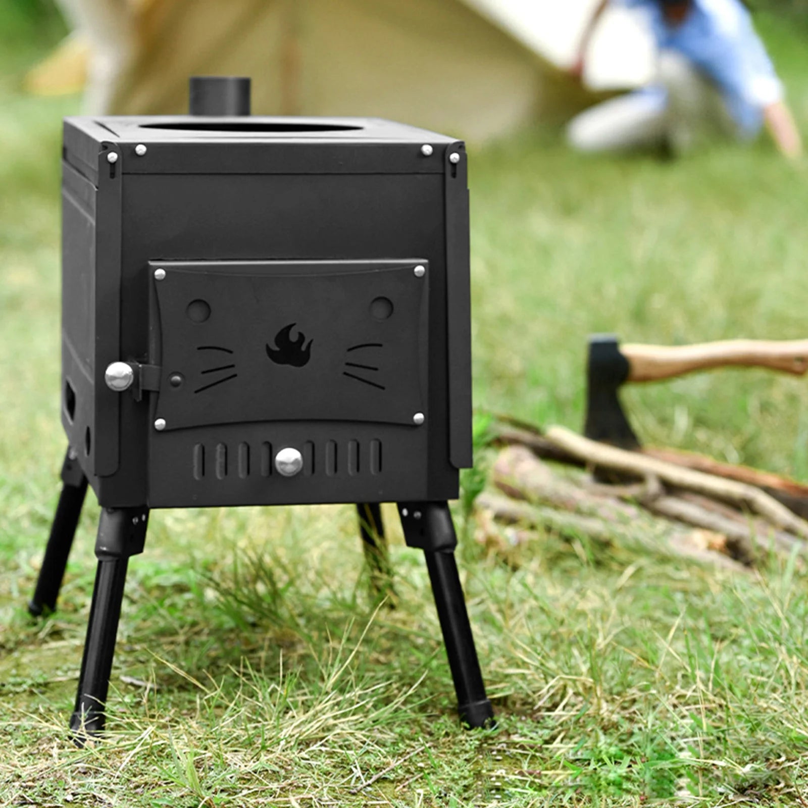 Portable Camping Wood Burning Stove L513701