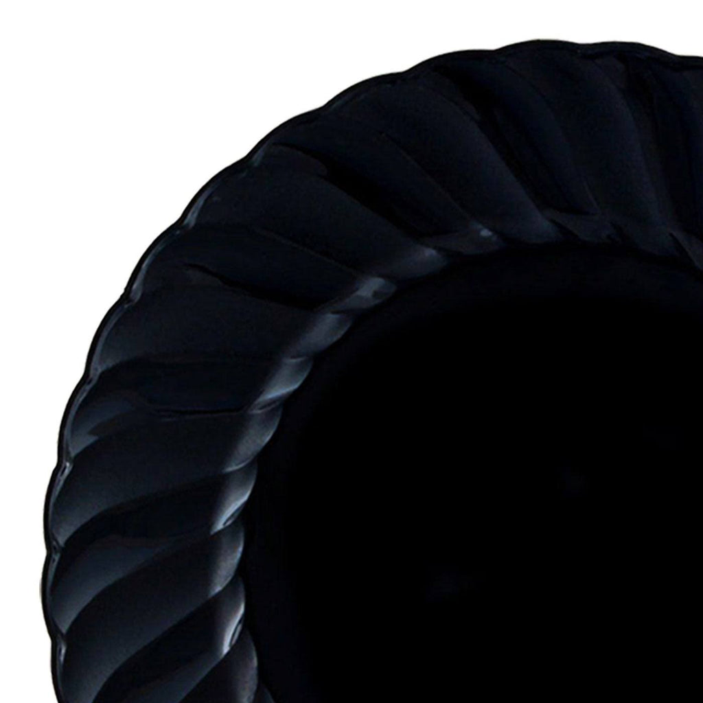 Ivory Round Disposable Plastic Buffet Plates B52371