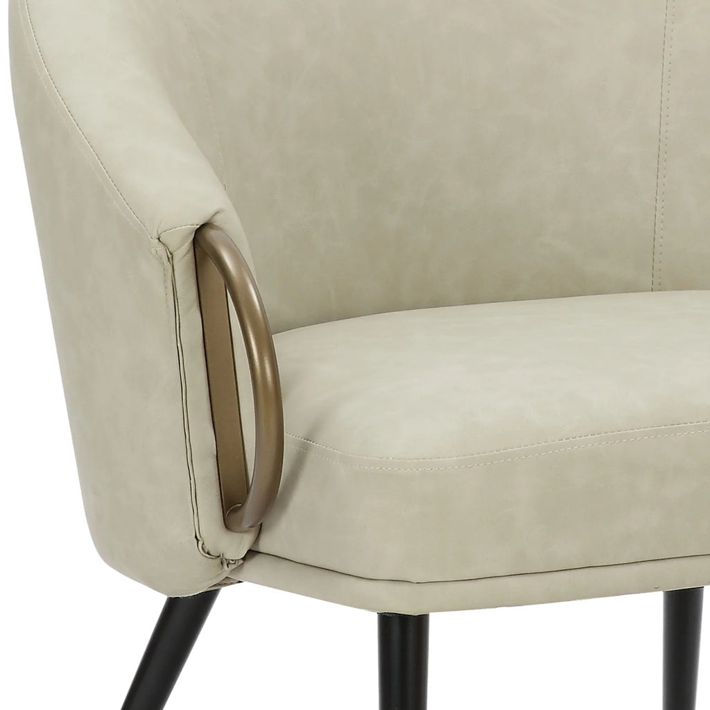 Set of 2 Faux Leather and Metal Adjustable Swivel Stool, Black T309979