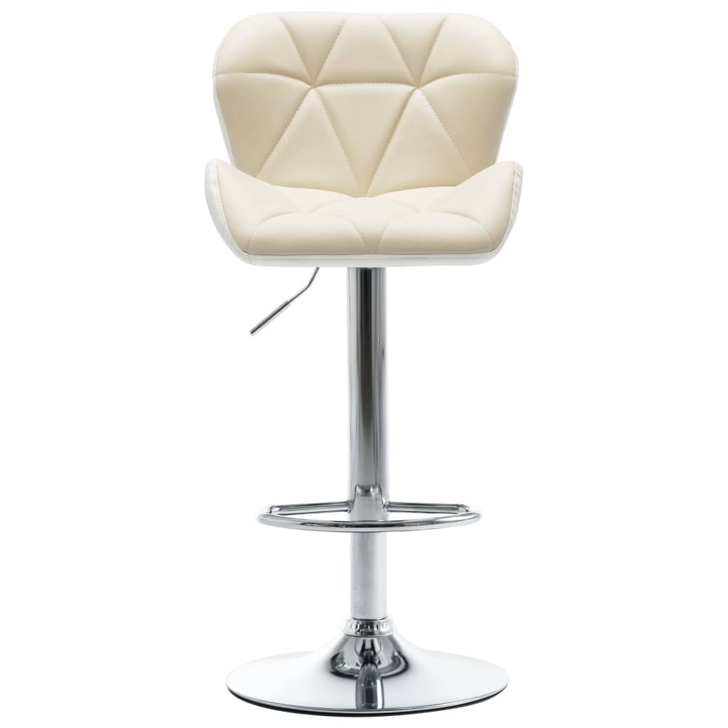 Orange Faux Leather Bar Stool J23864