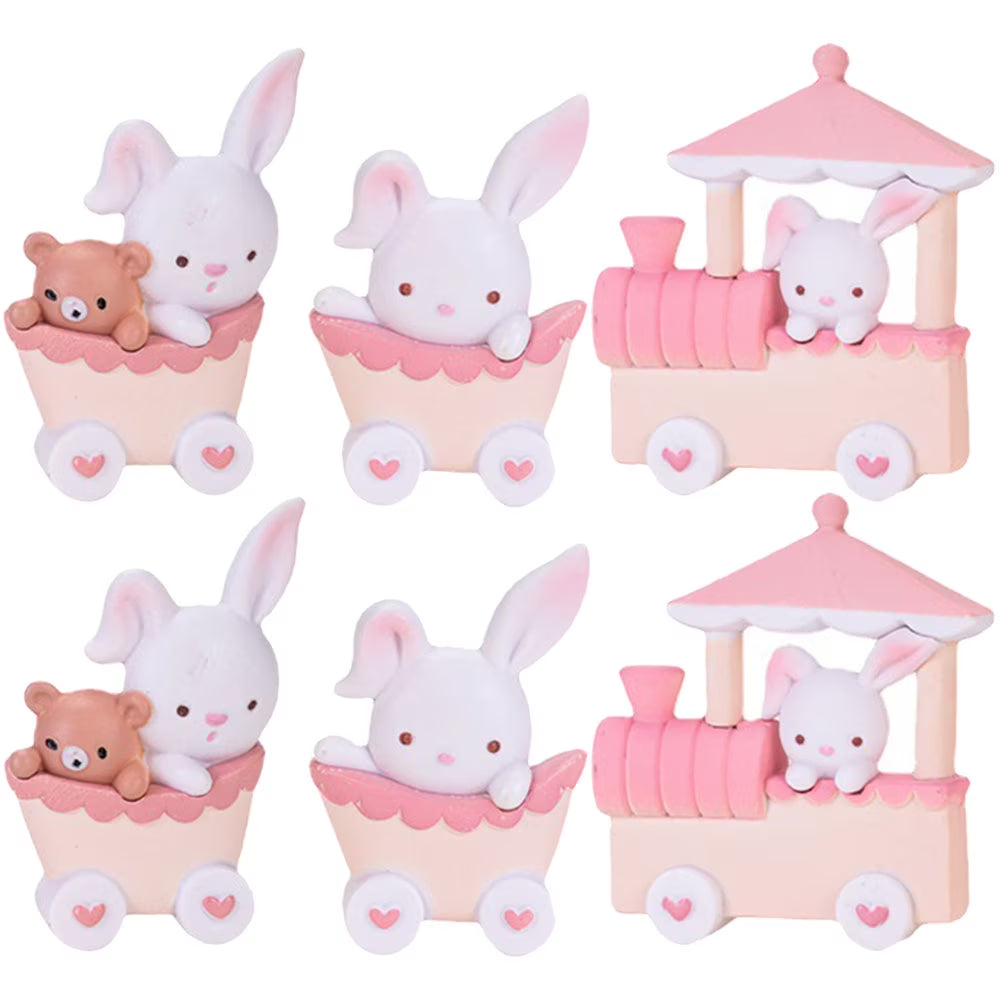 Mini Toy Ornaments Dollhouse Rabbit Decor G58282